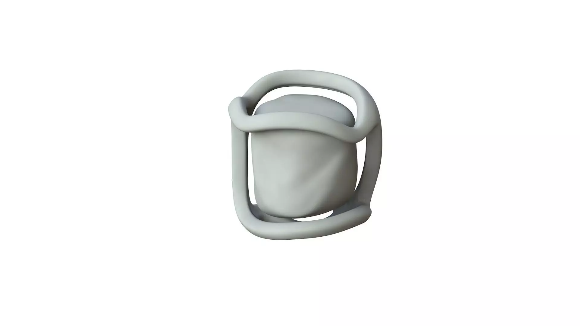 SciFi Shape Object Low Poly 123 Low-poly 3D model_0