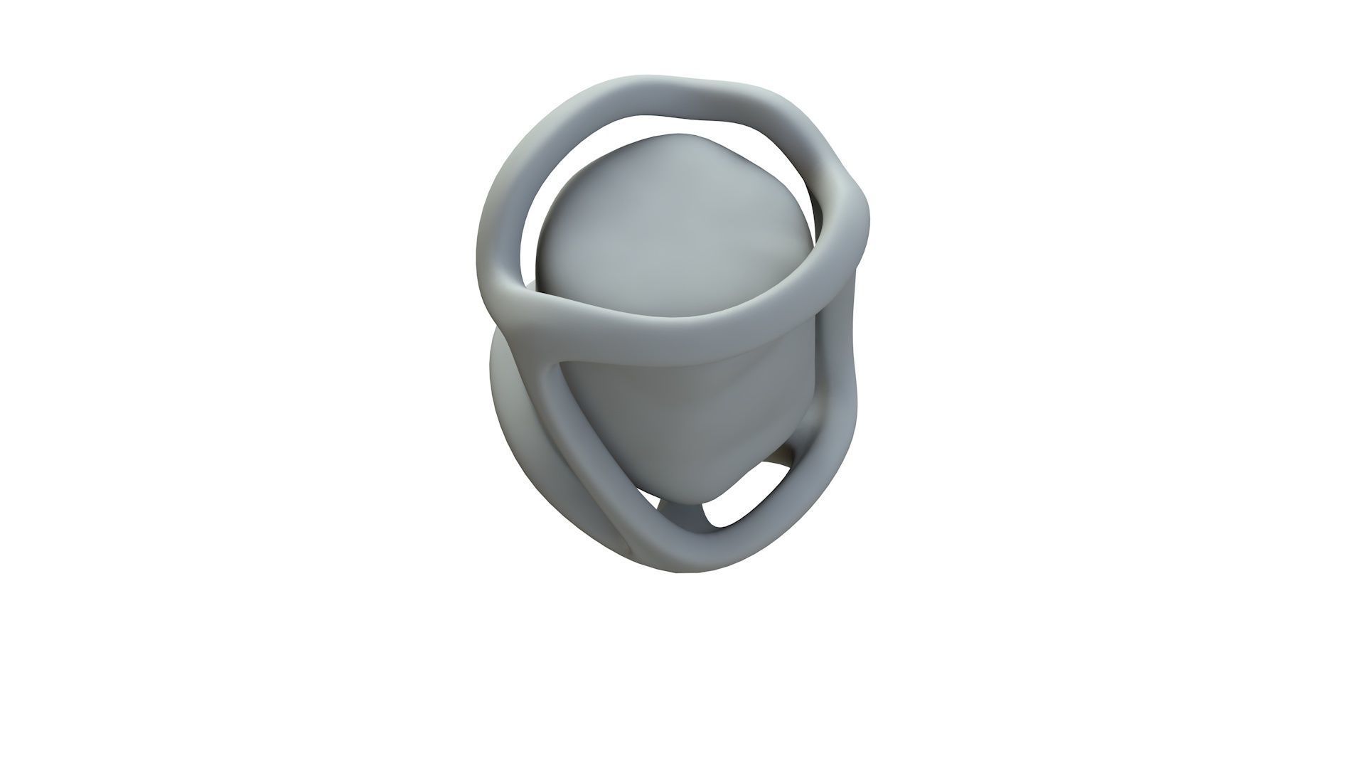 SciFi Shape Object Low Poly 123 Low-poly 3D model_17