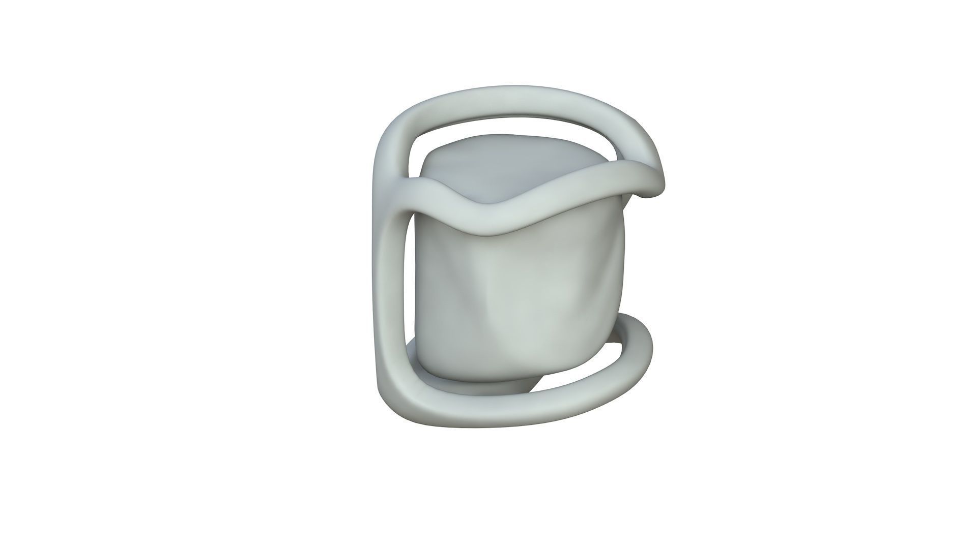 SciFi Shape Object Low Poly 123 Low-poly 3D model_2