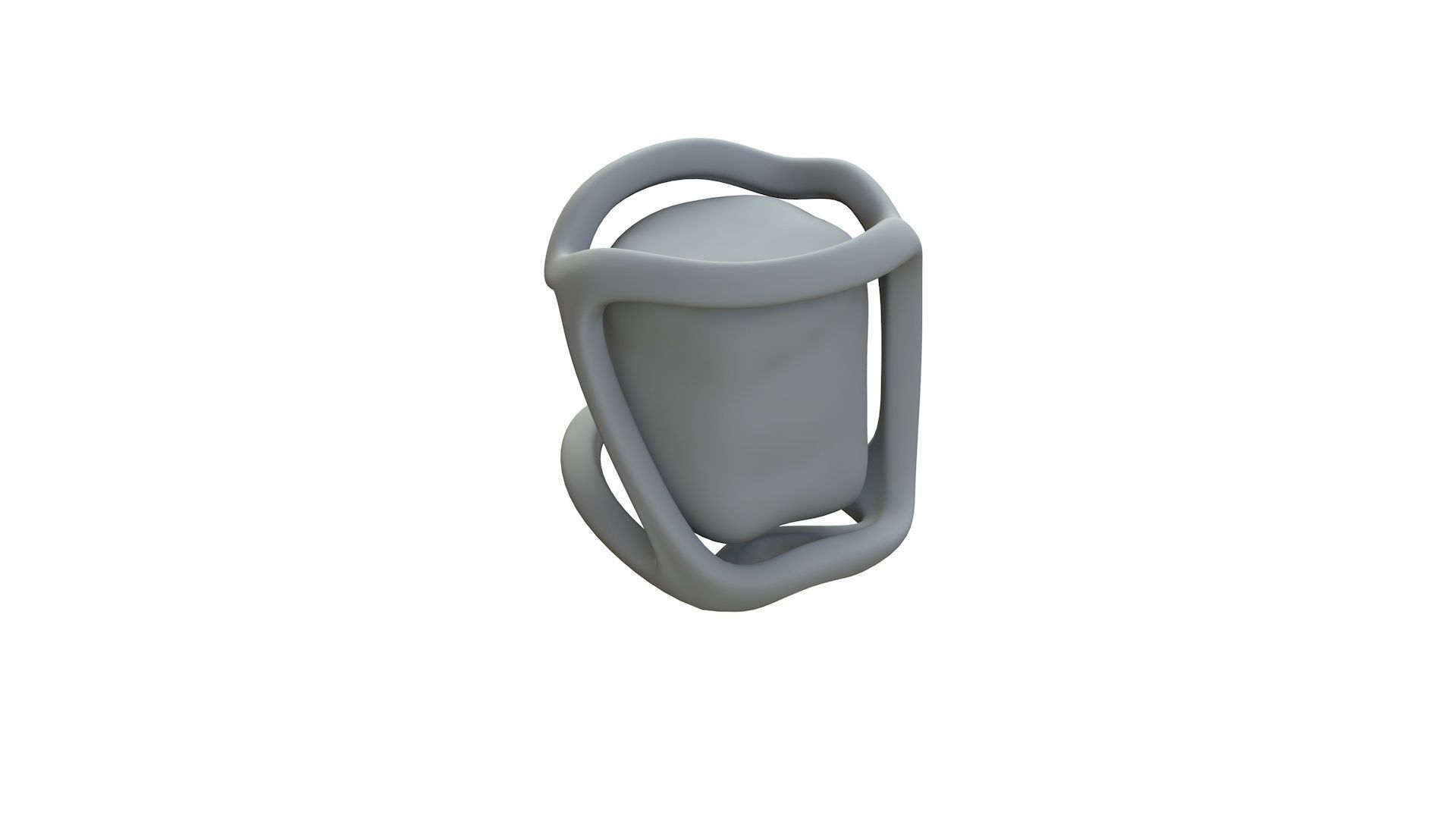 SciFi Shape Object Low Poly 123 Low-poly 3D model_12