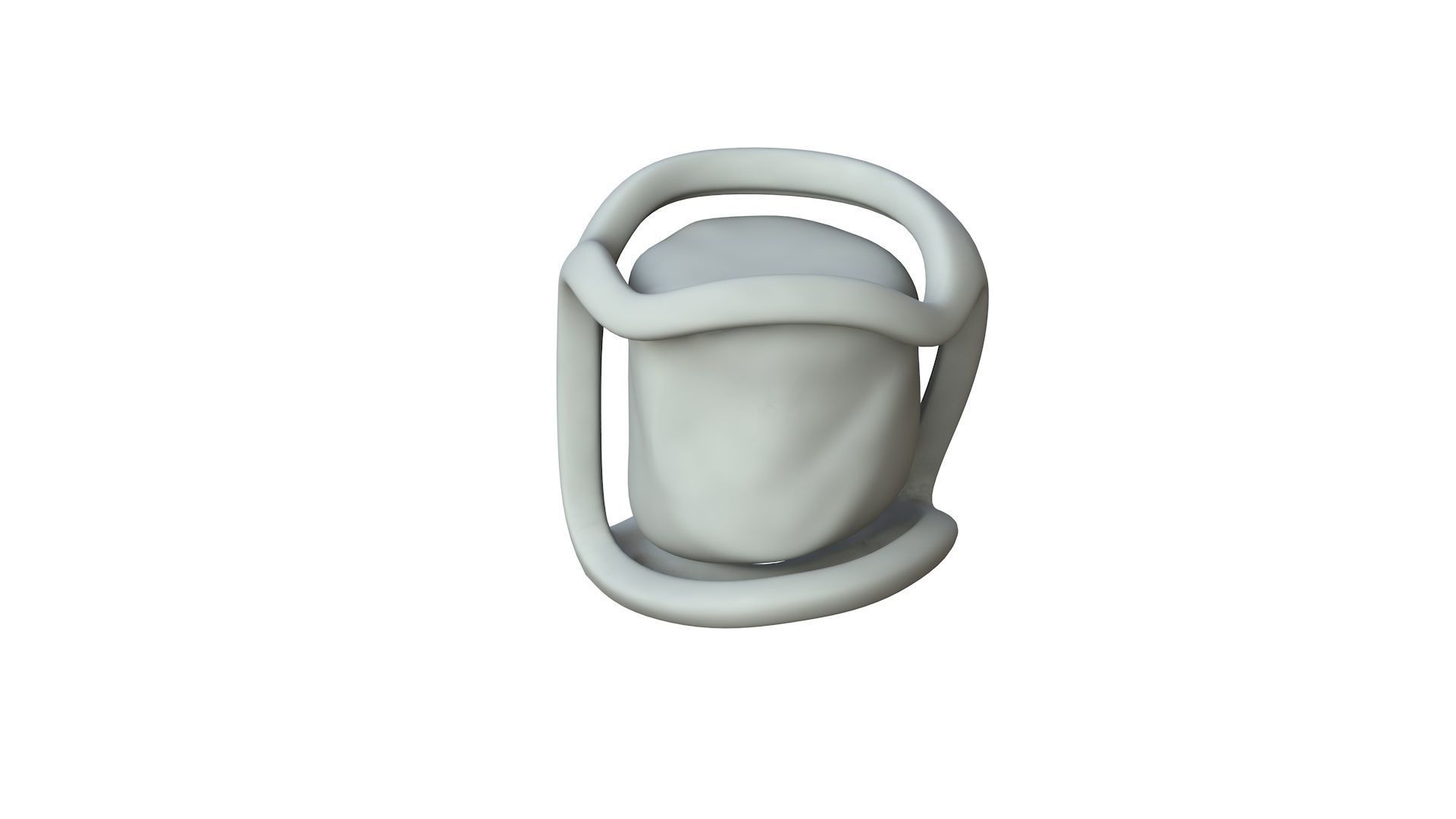 SciFi Shape Object Low Poly 123 Low-poly 3D model_1