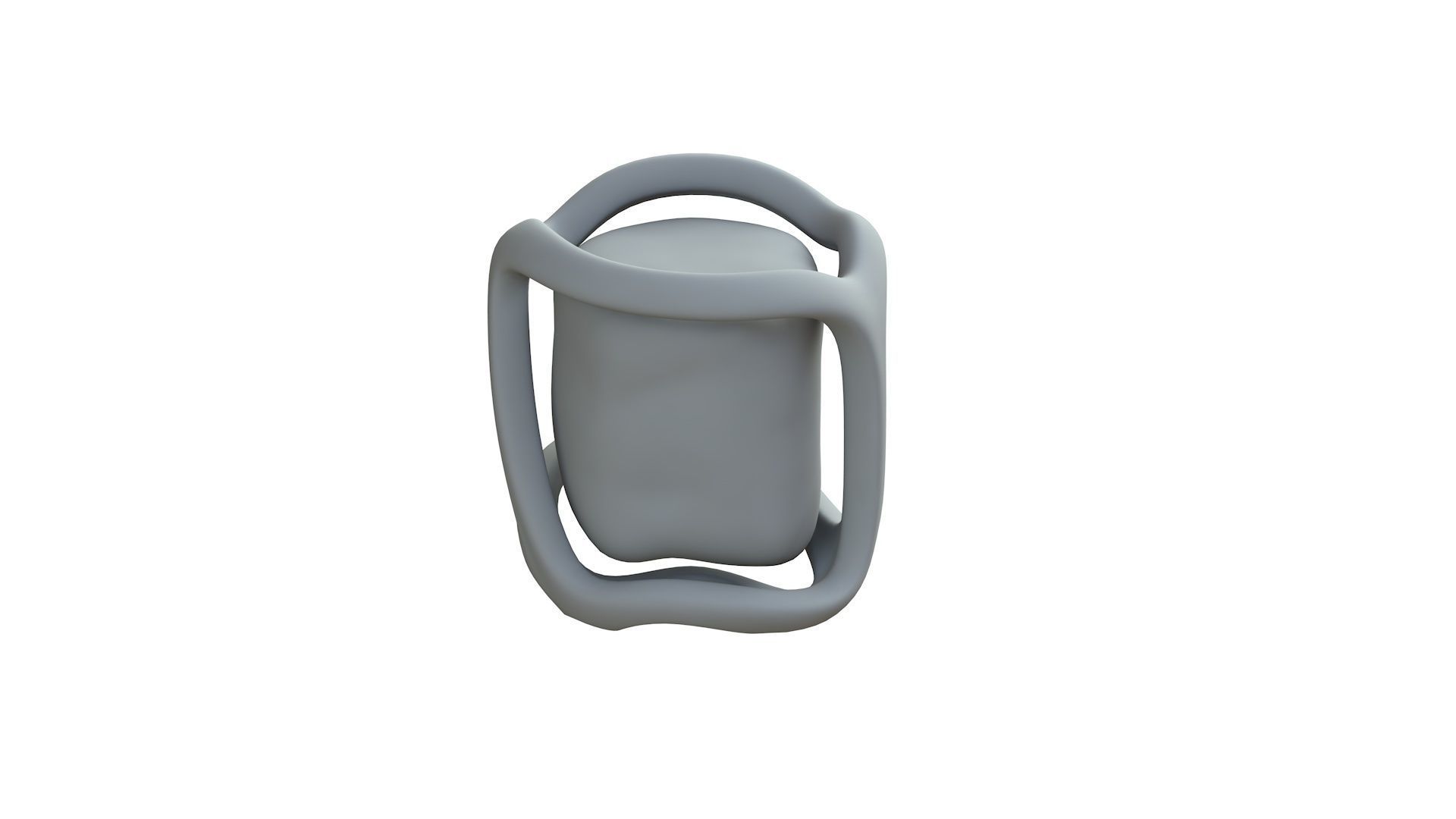 SciFi Shape Object Low Poly 123 Low-poly 3D model_9