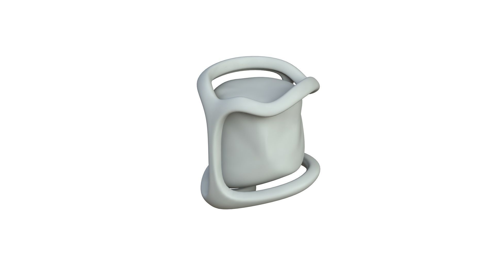 SciFi Shape Object Low Poly 123 Low-poly 3D model_3