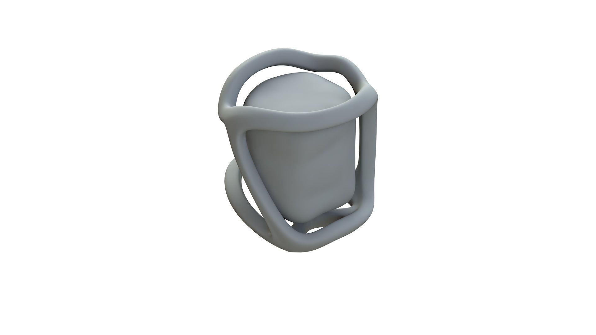 SciFi Shape Object Low Poly 123 Low-poly 3D model_13