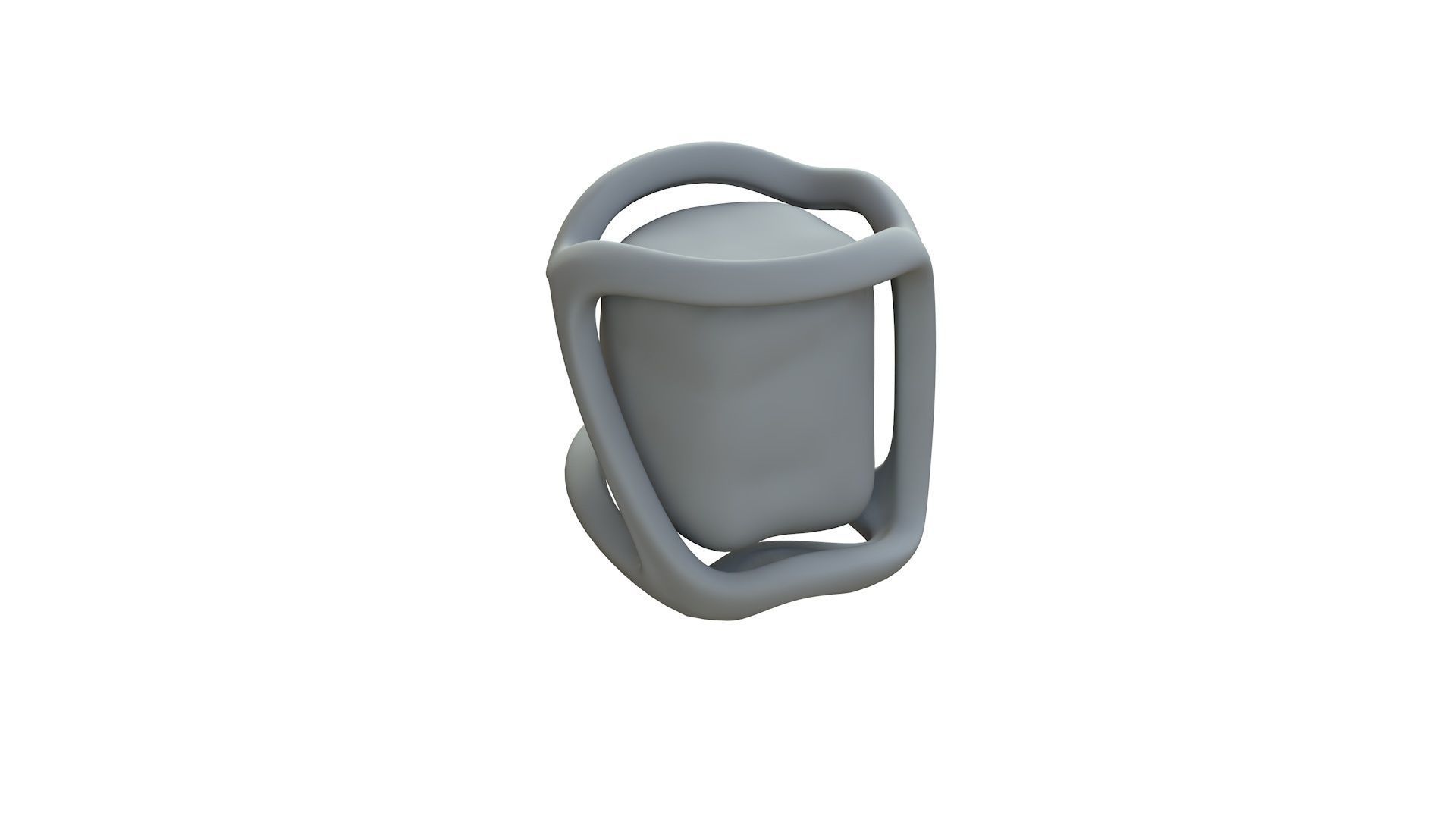 SciFi Shape Object Low Poly 123 Low-poly 3D model_11