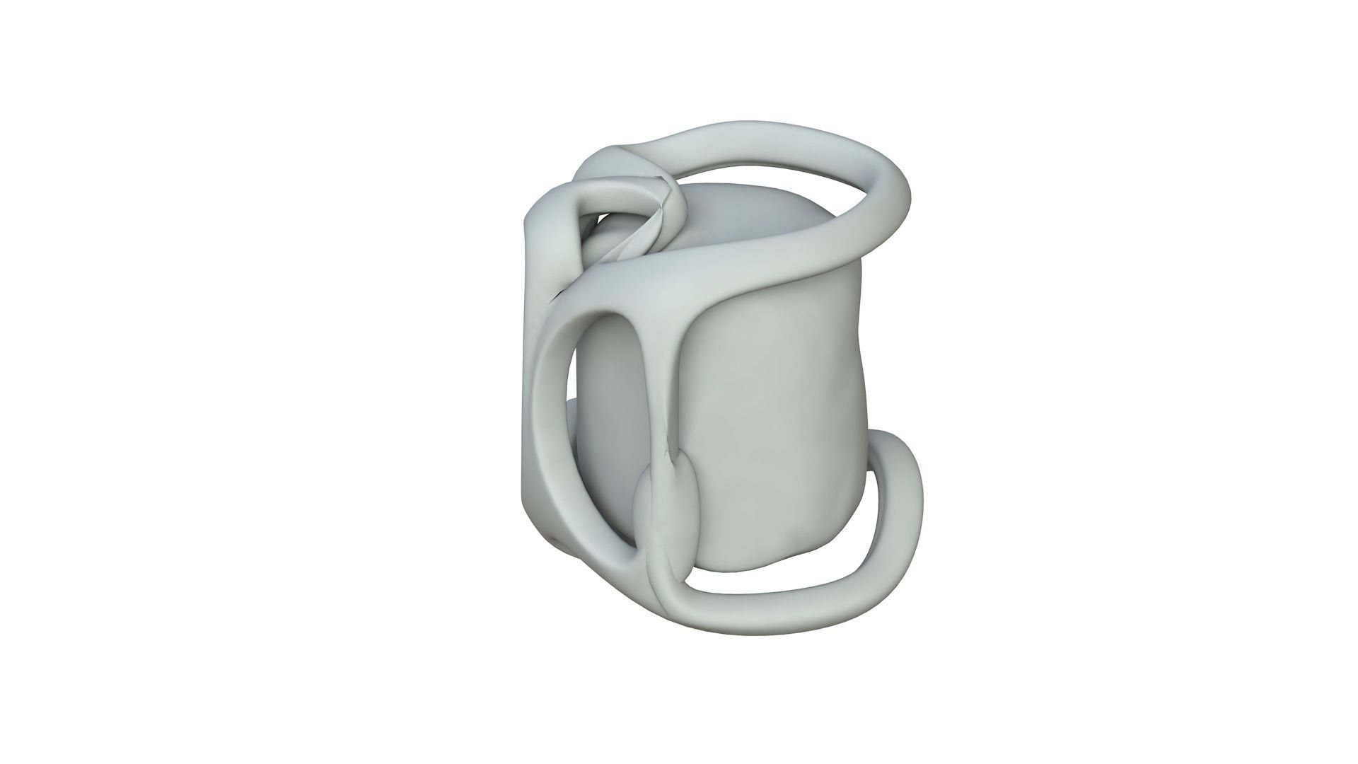 SciFi Shape Object Low Poly 235 Low-poly 3D model_2