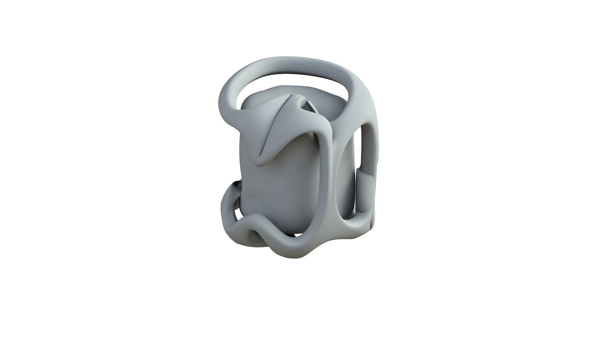 SciFi Shape Object Low Poly 235 Low-poly 3D model_6