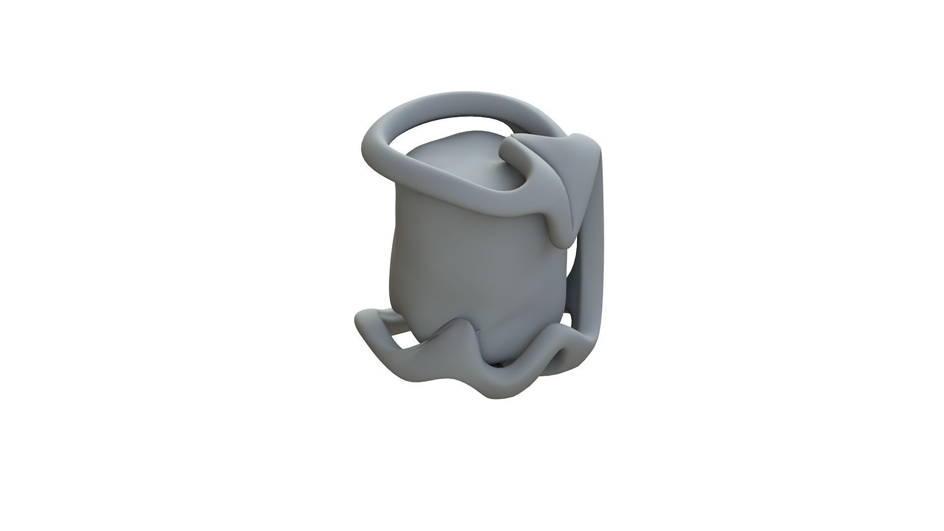 SciFi Shape Object Low Poly 235 Low-poly 3D model_11