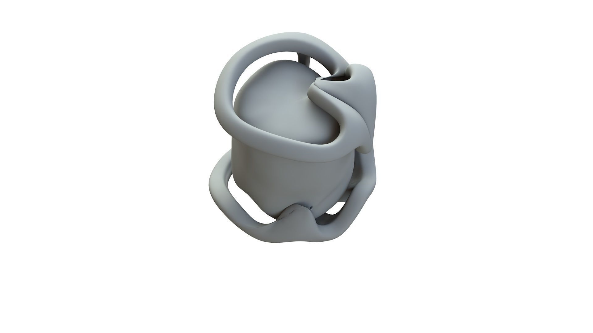 SciFi Shape Object Low Poly 235 Low-poly 3D model_15