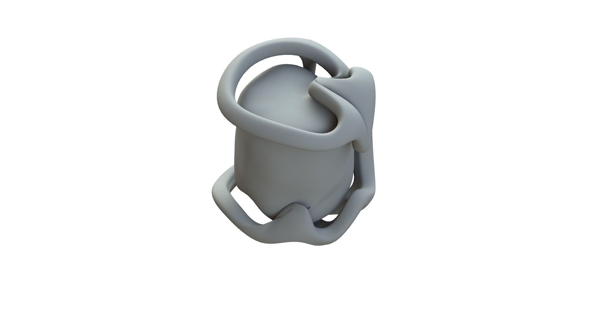 SciFi Shape Object Low Poly 235 Low-poly 3D model_14