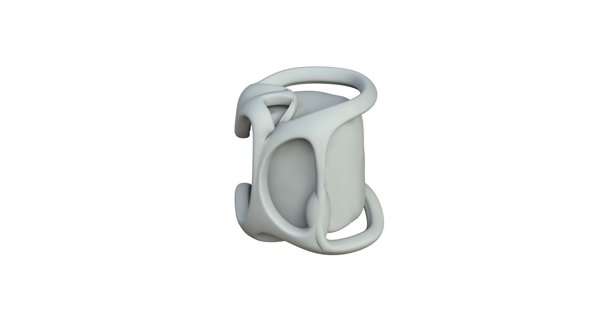 SciFi Shape Object Low Poly 235 Low-poly 3D model_3