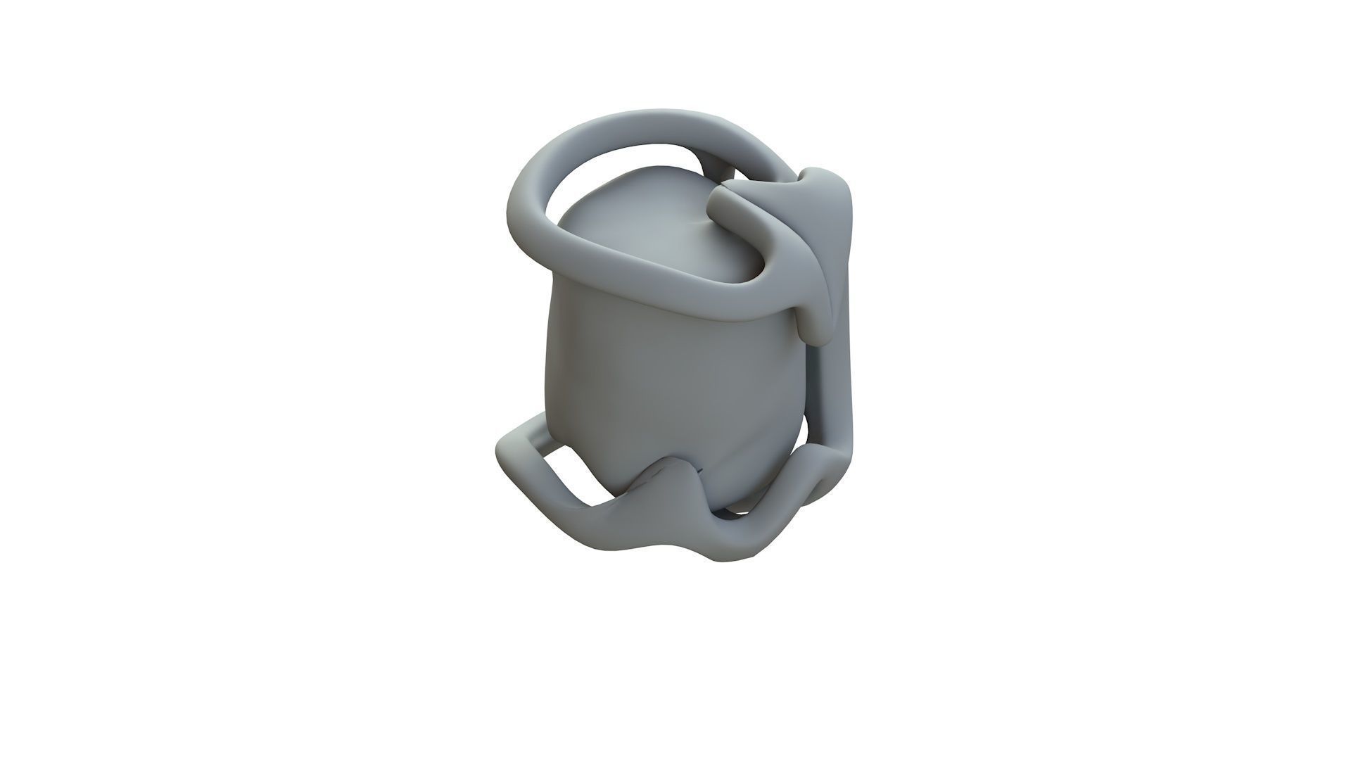 SciFi Shape Object Low Poly 235 Low-poly 3D model_13