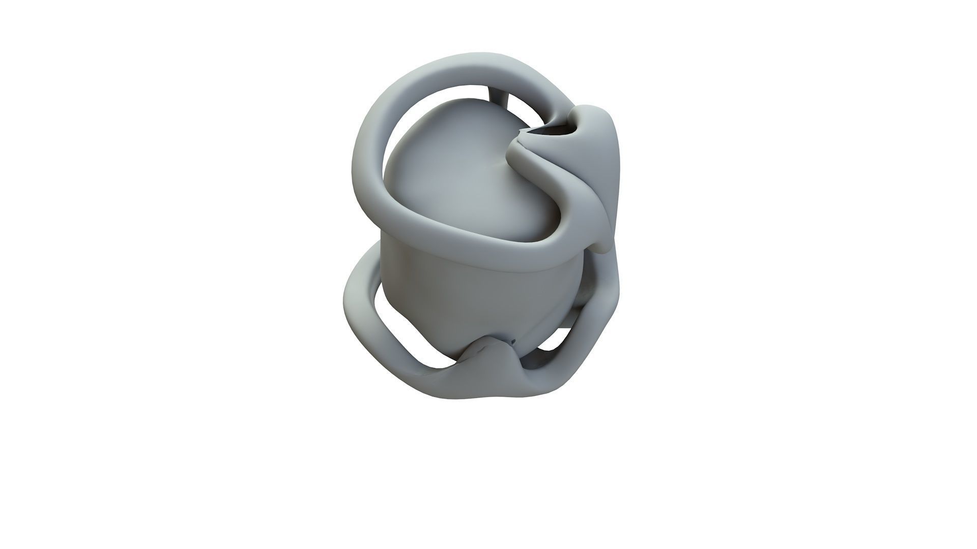 SciFi Shape Object Low Poly 235 Low-poly 3D model_16