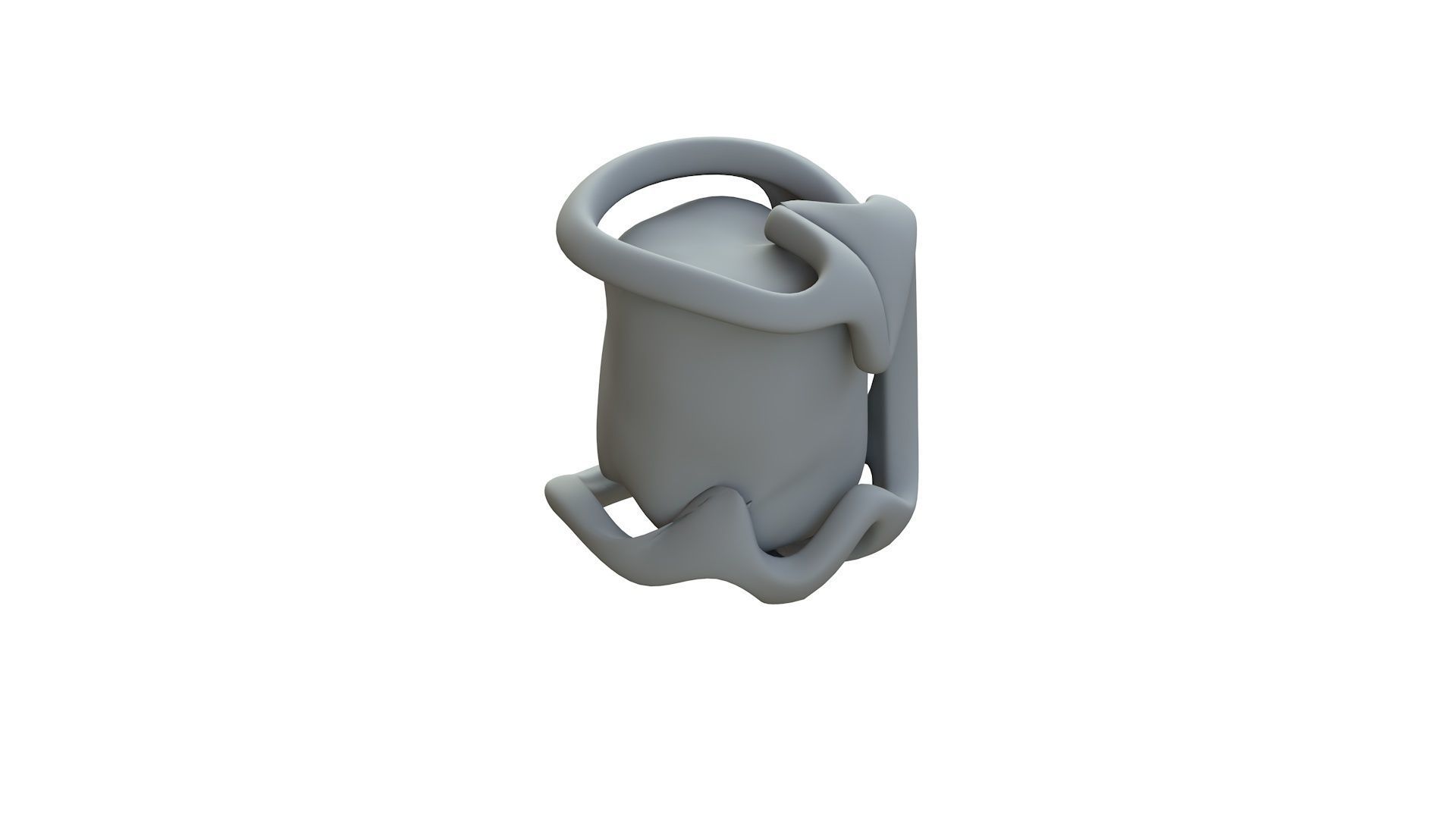 SciFi Shape Object Low Poly 235 Low-poly 3D model_12