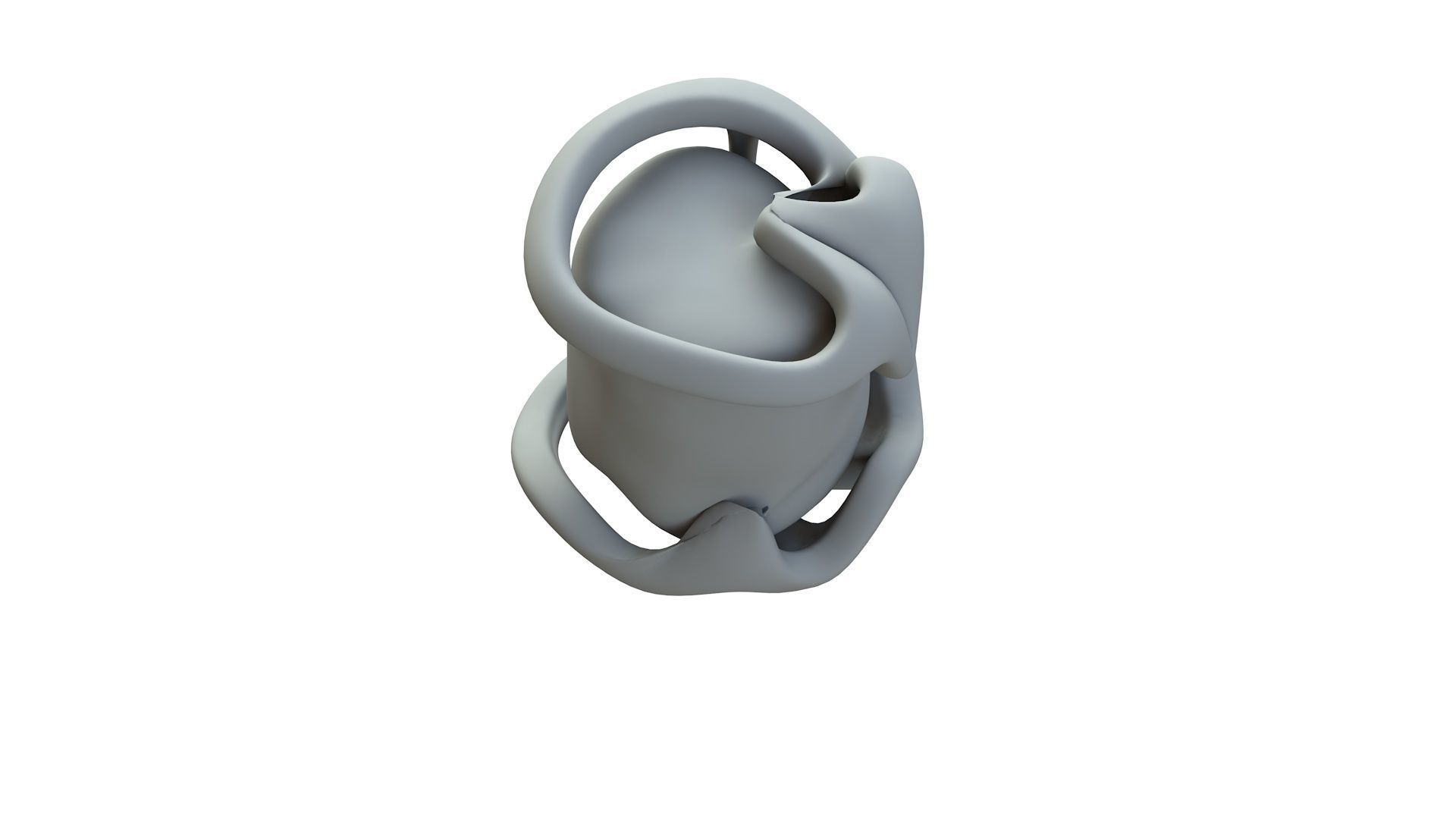 SciFi Shape Object Low Poly 235 Low-poly 3D model_17