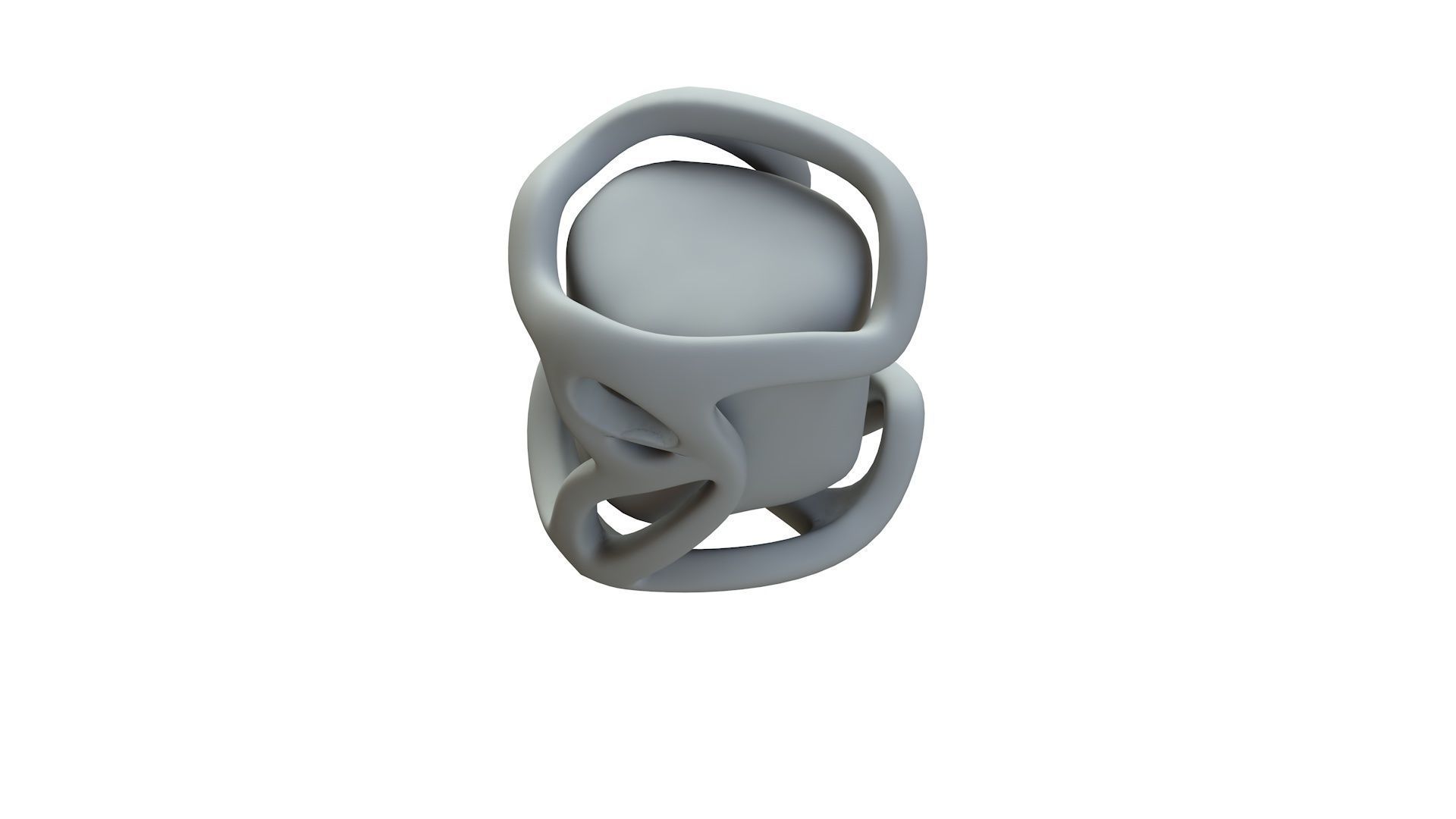 SciFi Shape Object Low Poly 120 Low-poly 3D model_15