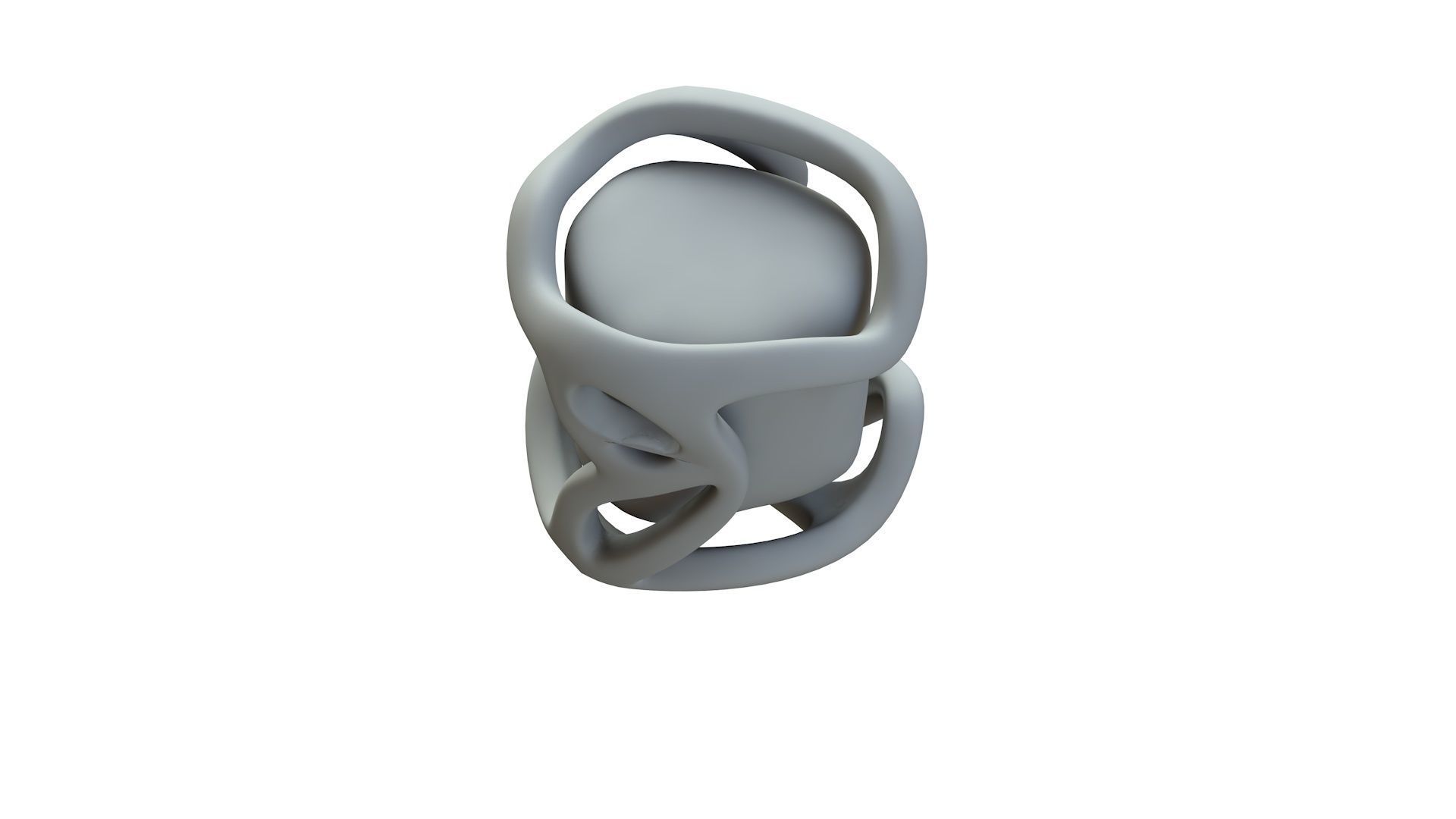 SciFi Shape Object Low Poly 120 Low-poly 3D model_16