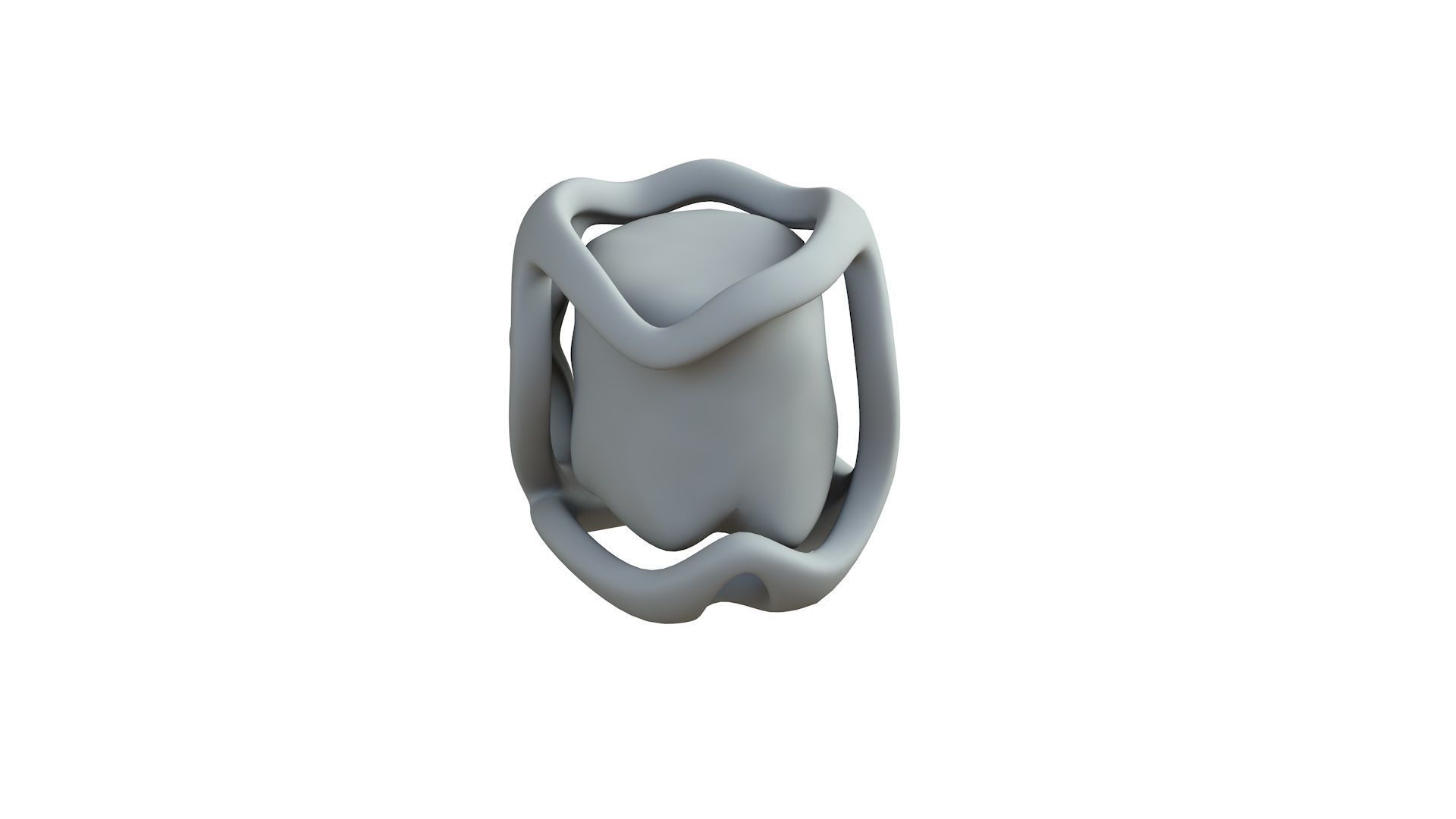 SciFi Shape Object Low Poly 120 Low-poly 3D model_7