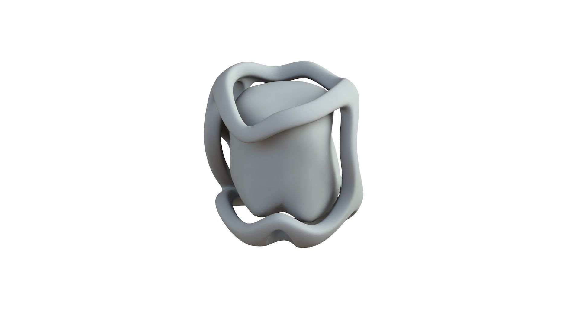 SciFi Shape Object Low Poly 120 Low-poly 3D model_6