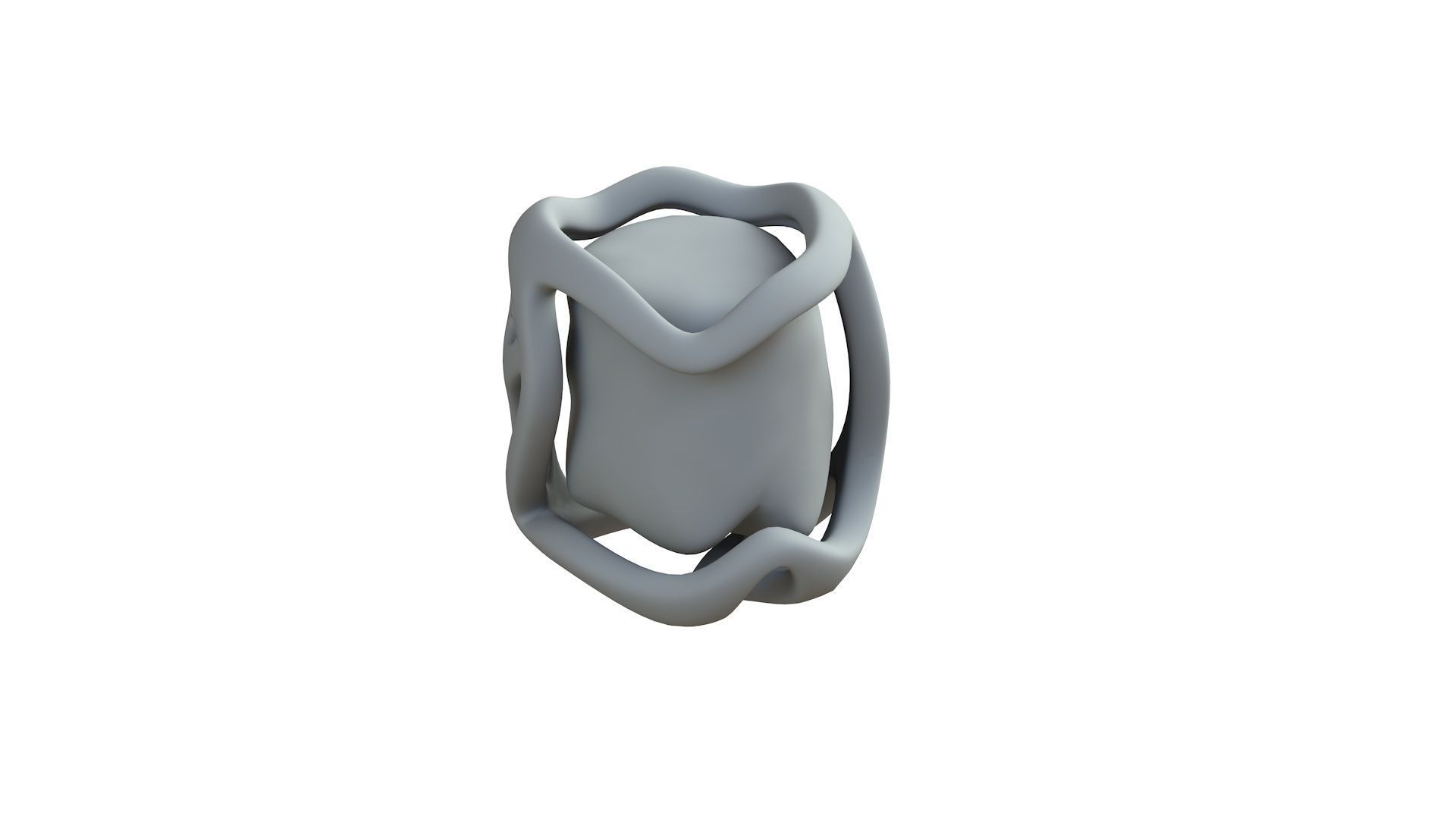 SciFi Shape Object Low Poly 120 Low-poly 3D model_8