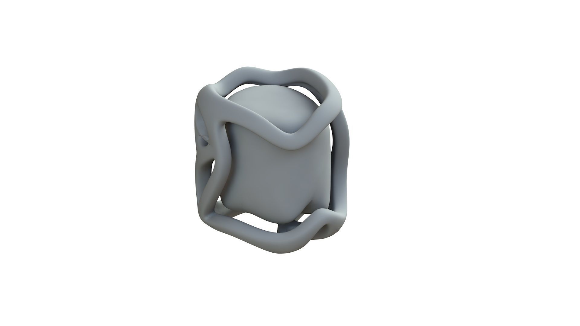SciFi Shape Object Low Poly 120 Low-poly 3D model_9