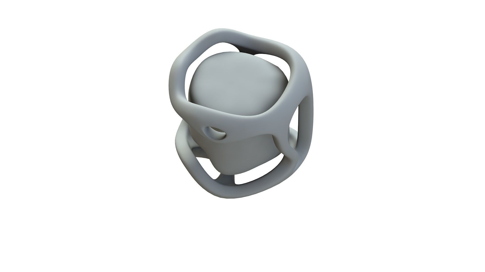 SciFi Shape Object Low Poly 12 Low-poly 3D model_17