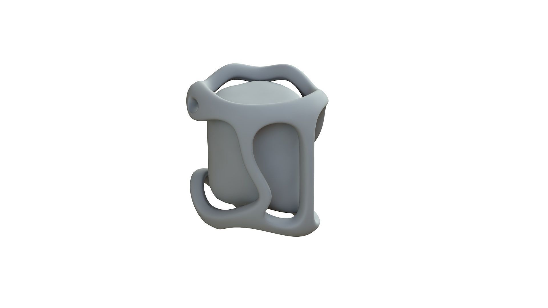 SciFi Shape Object Low Poly 12 Low-poly 3D model_9