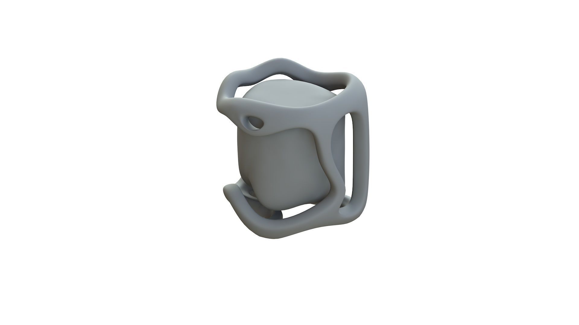 SciFi Shape Object Low Poly 12 Low-poly 3D model_12