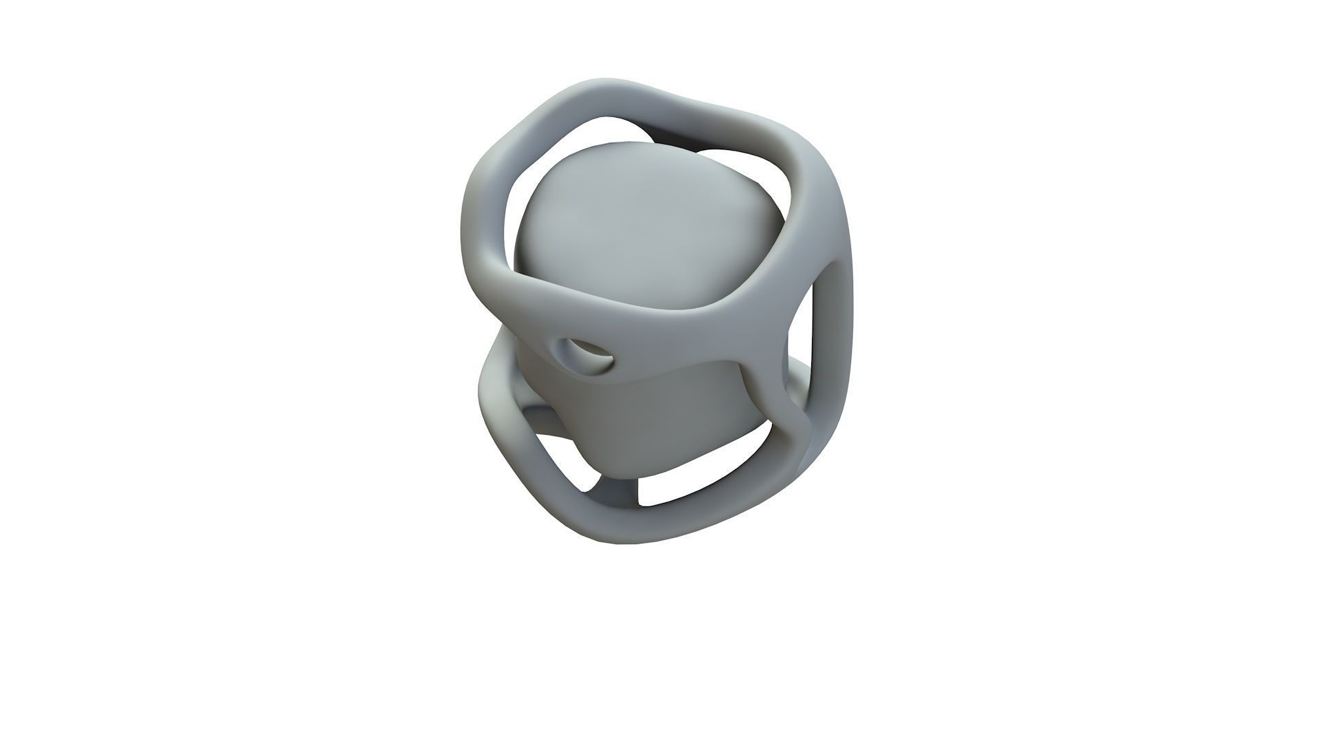 SciFi Shape Object Low Poly 12 Low-poly 3D model_15
