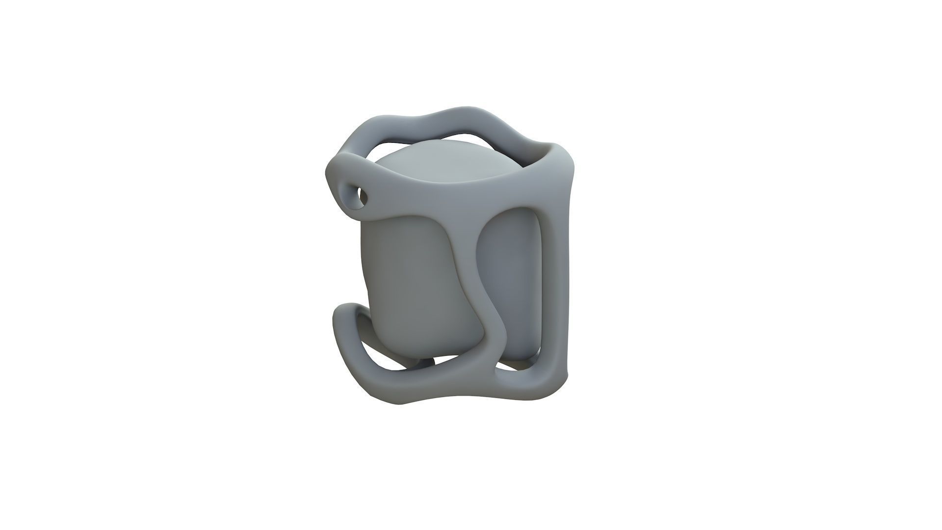 SciFi Shape Object Low Poly 12 Low-poly 3D model_10