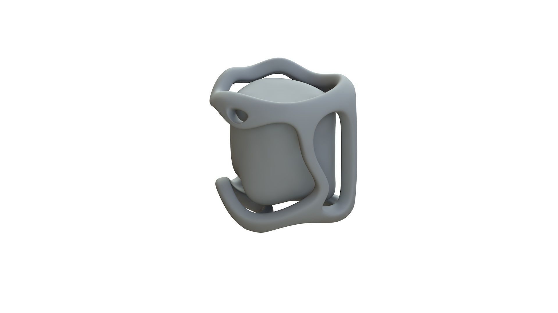 SciFi Shape Object Low Poly 12 Low-poly 3D model_11