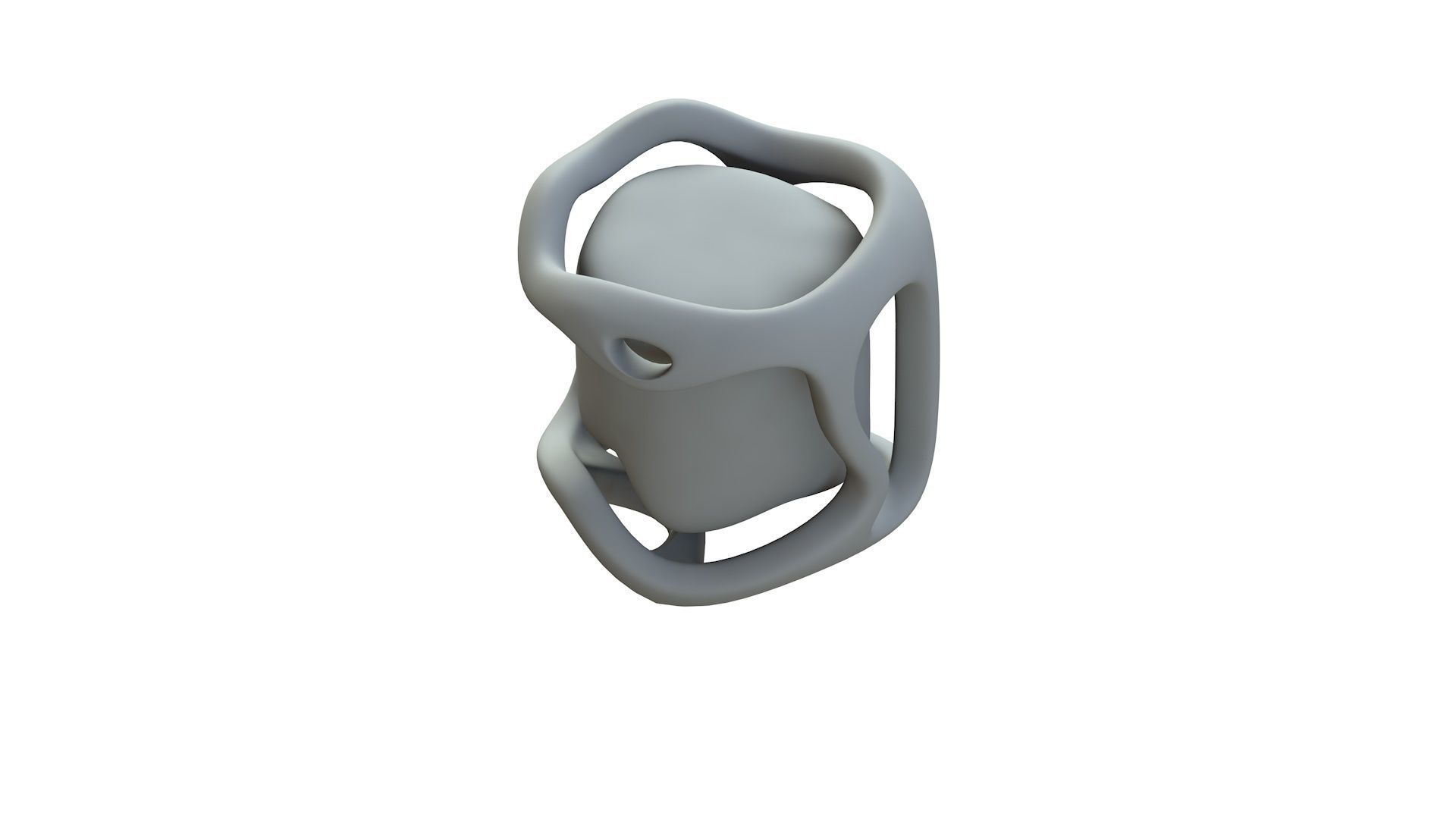 SciFi Shape Object Low Poly 12 Low-poly 3D model_14