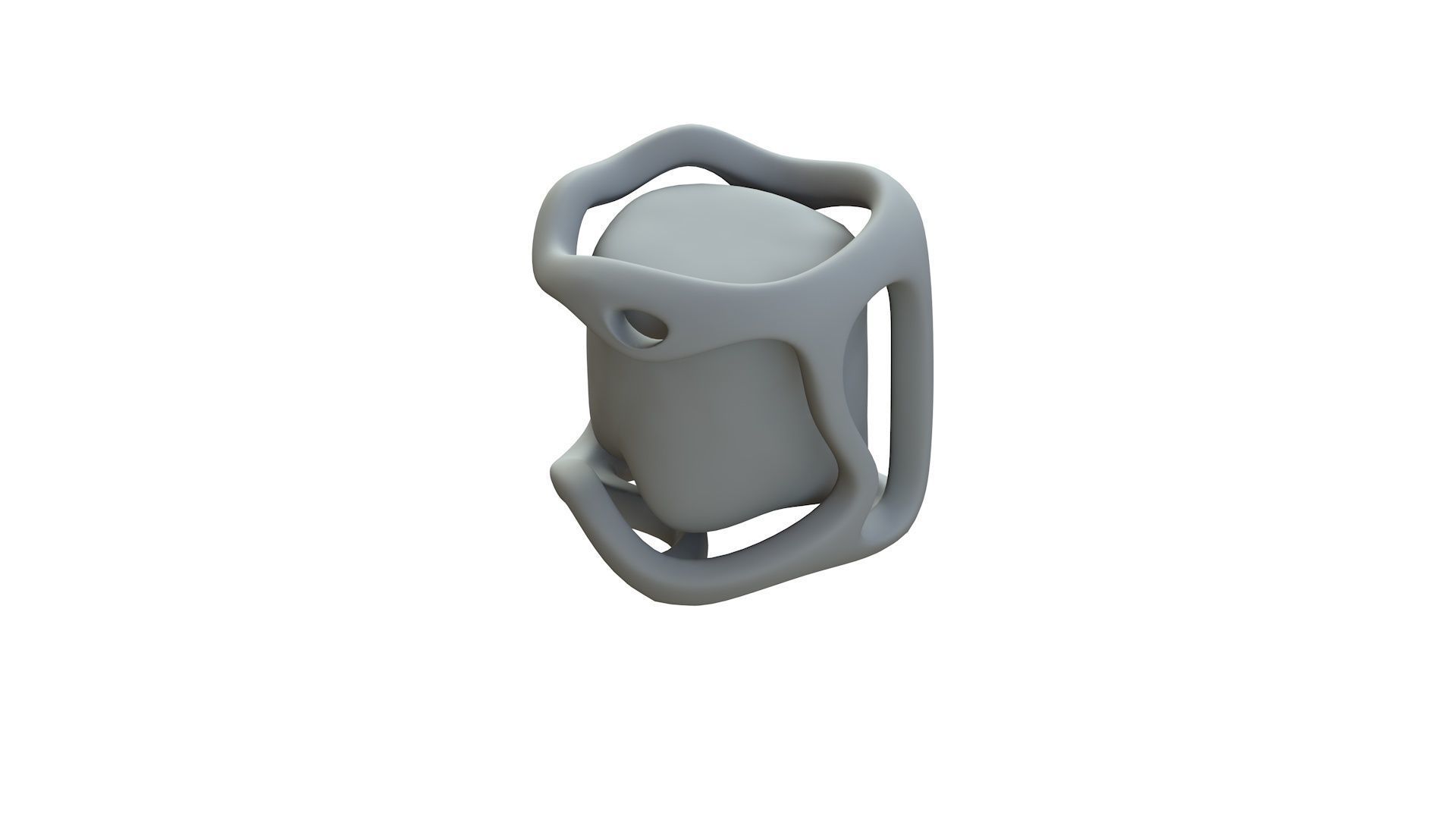 SciFi Shape Object Low Poly 12 Low-poly 3D model_13