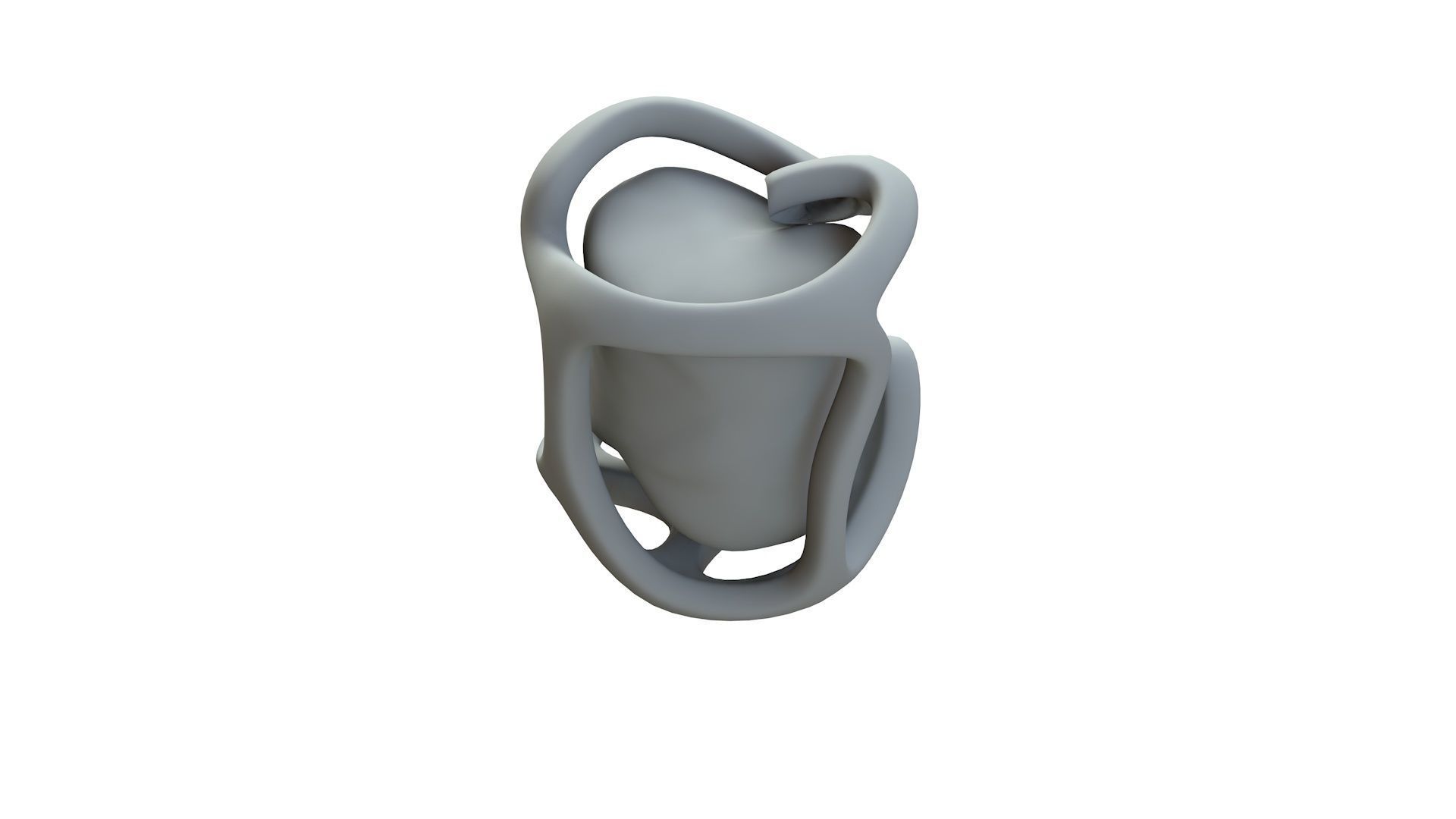 SciFi Shape Object Low Poly 119 Low-poly 3D model_14