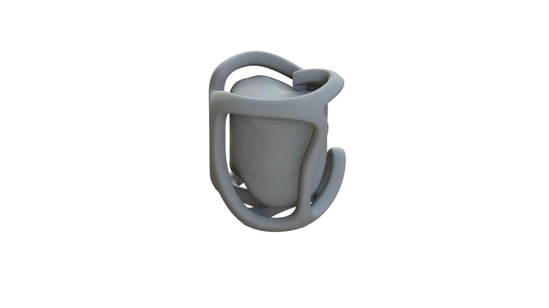 SciFi Shape Object Low Poly 119 Low-poly 3D model_12