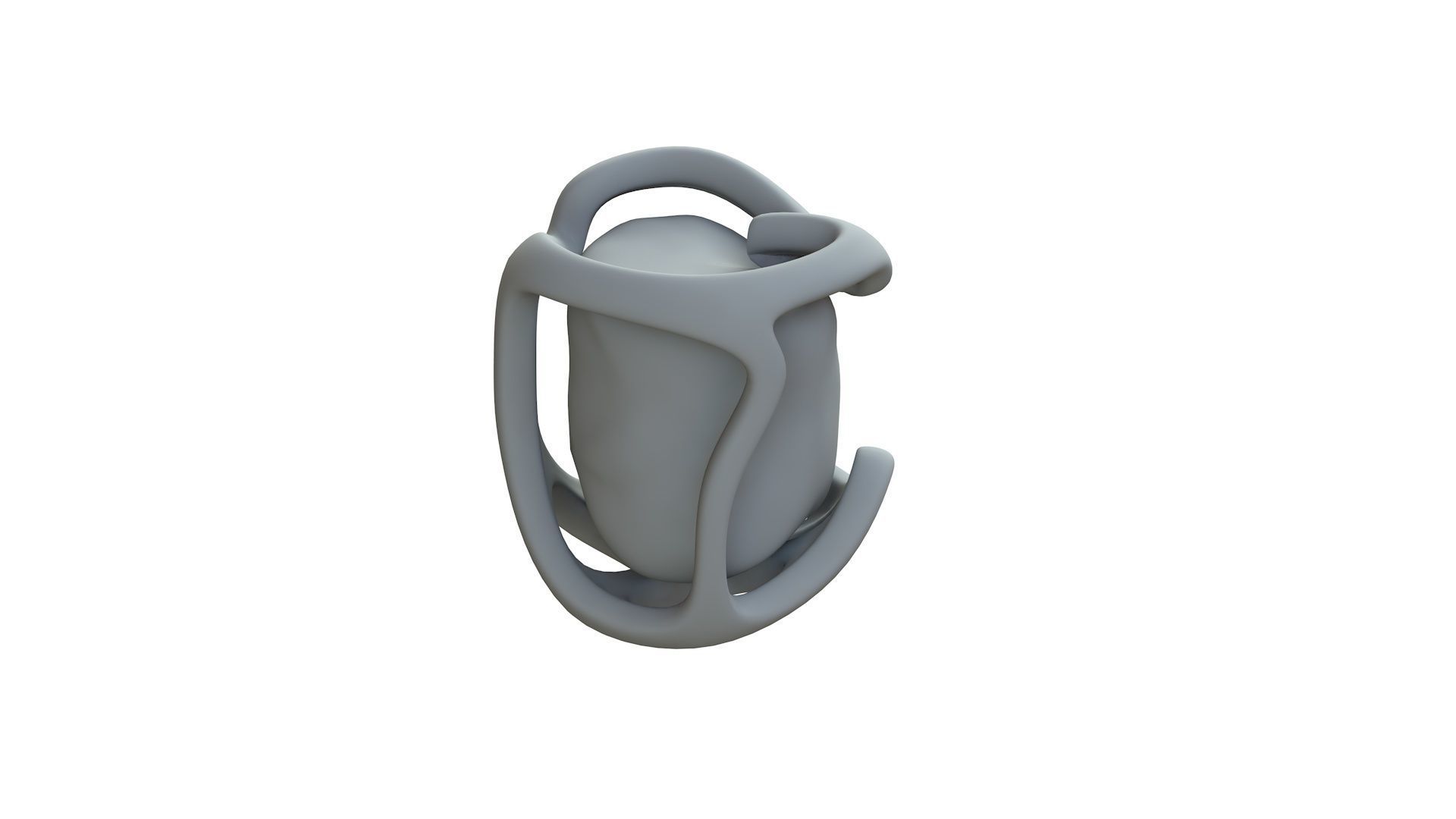 SciFi Shape Object Low Poly 119 Low-poly 3D model_10