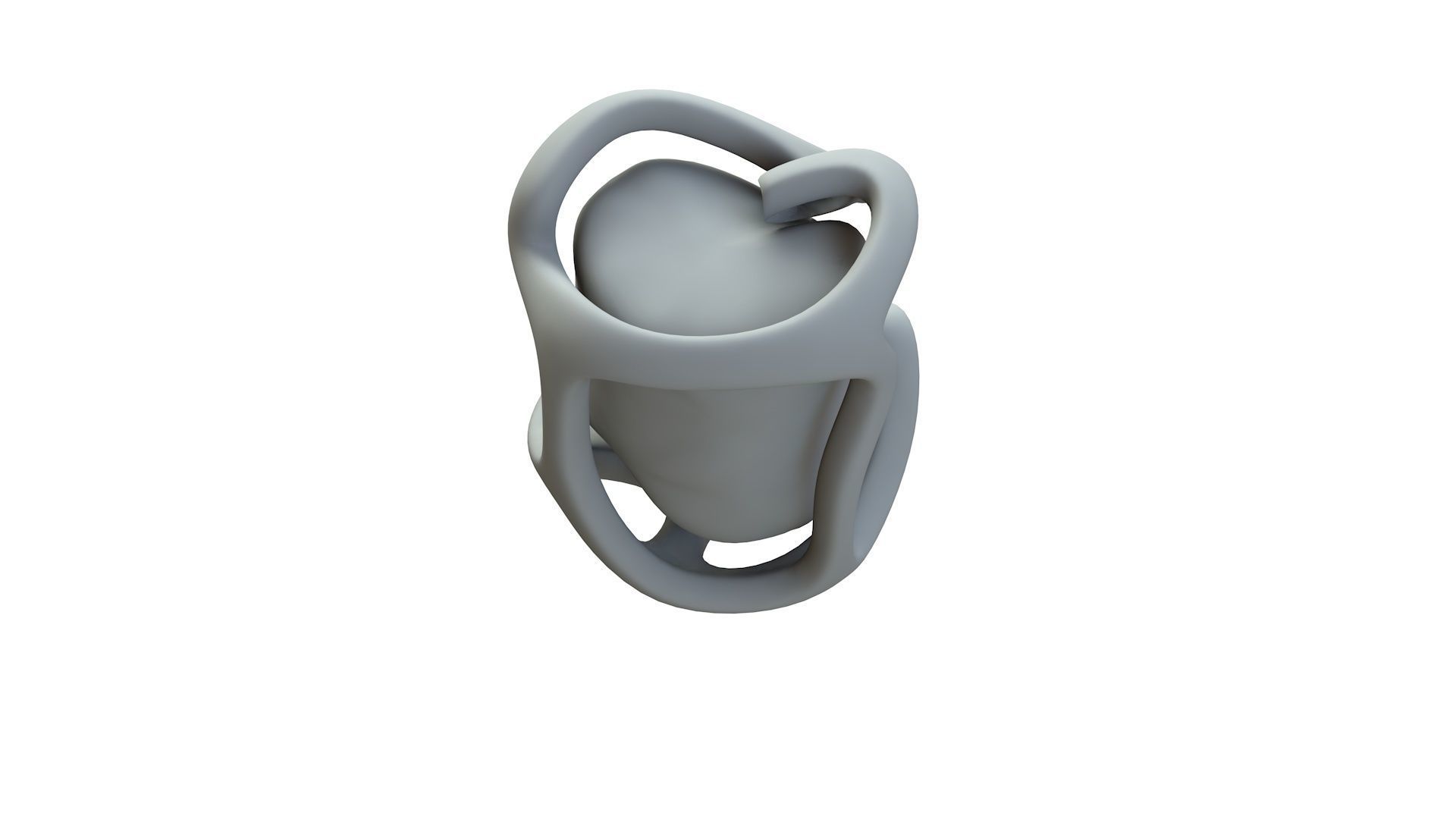 SciFi Shape Object Low Poly 119 Low-poly 3D model_15