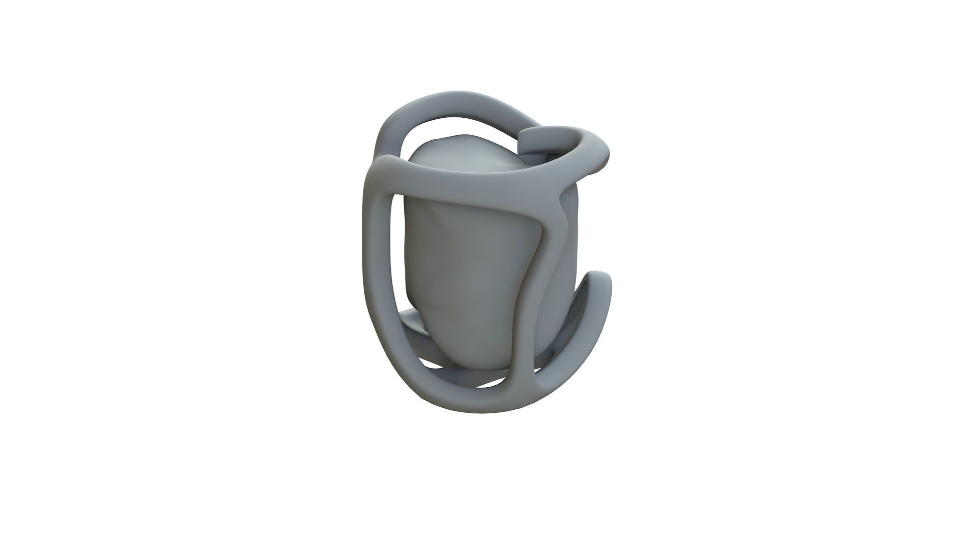 SciFi Shape Object Low Poly 119 Low-poly 3D model_11