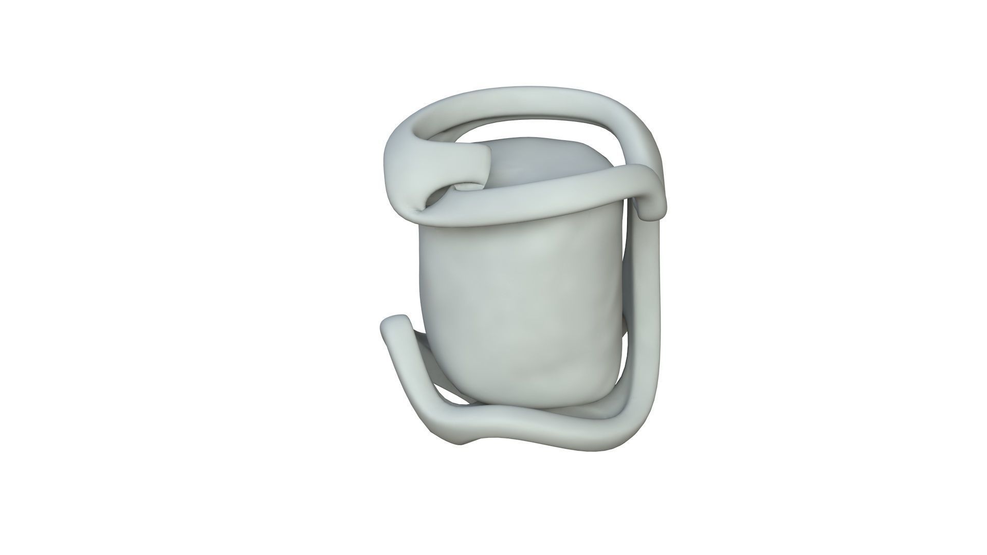 SciFi Shape Object Low Poly 119 Low-poly 3D model_2