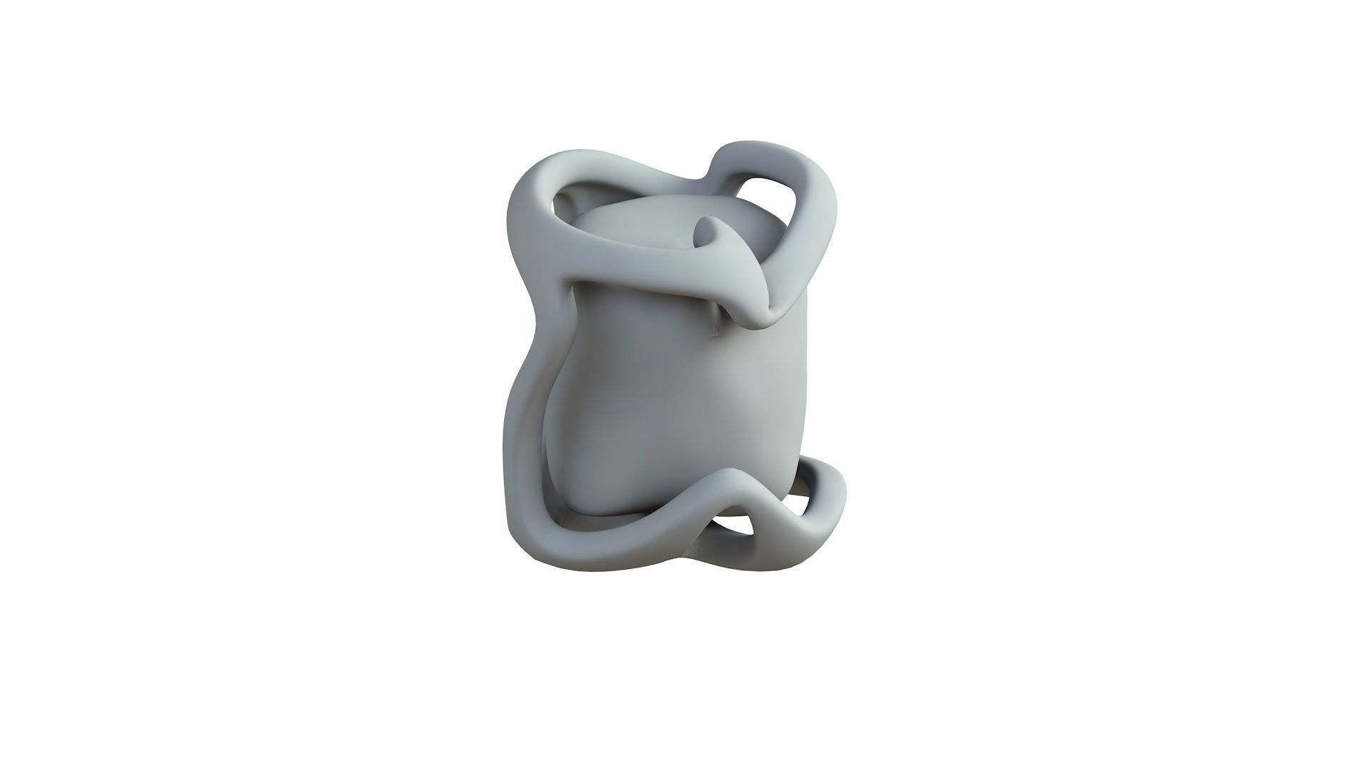 SciFi Shape Object Low Poly 119 Low-poly 3D model_6