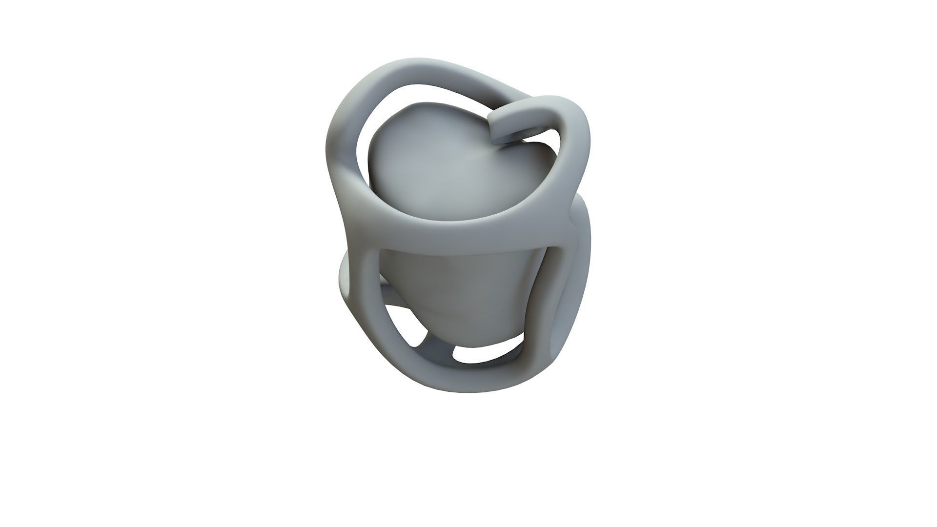 SciFi Shape Object Low Poly 119 Low-poly 3D model_16