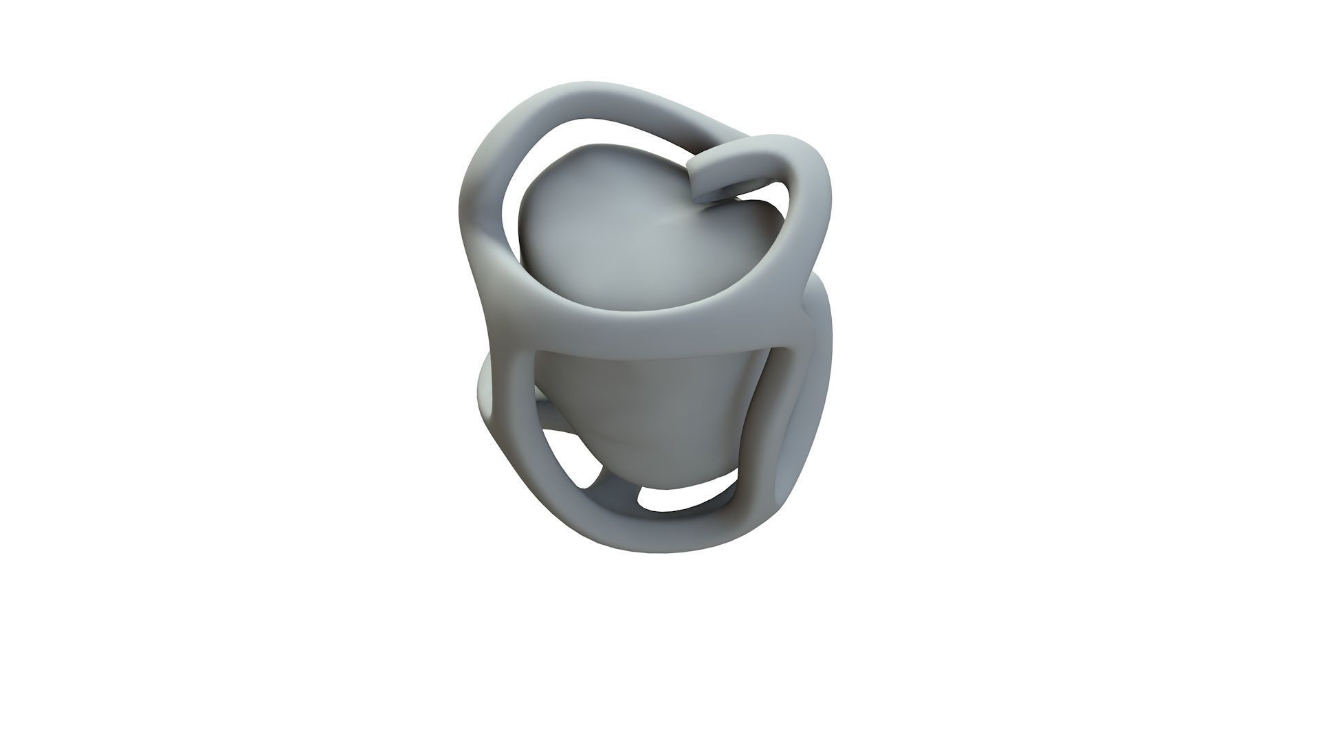 SciFi Shape Object Low Poly 119 Low-poly 3D model_17