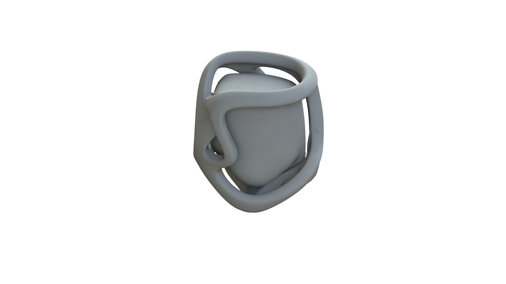 SciFi Shape Object Low Poly 118 Low-poly 3D model_11