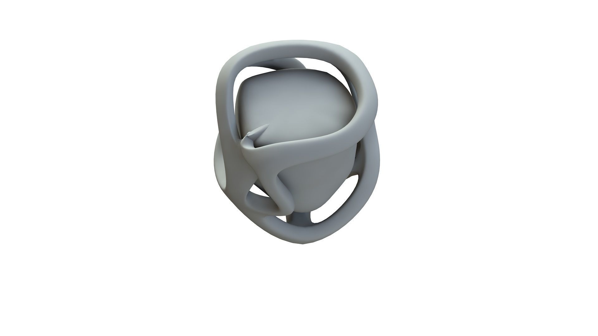 SciFi Shape Object Low Poly 118 Low-poly 3D model_17