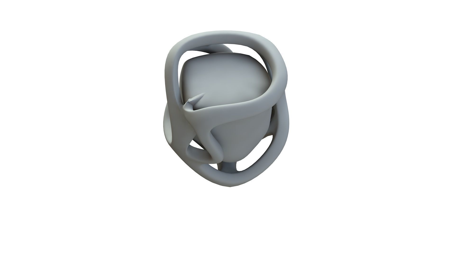 SciFi Shape Object Low Poly 118 Low-poly 3D model_15