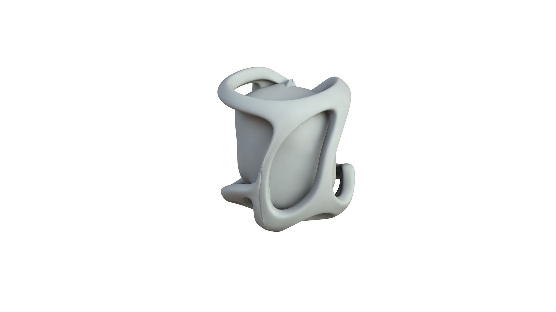 SciFi Shape Object Low Poly 118 Low-poly 3D model_4