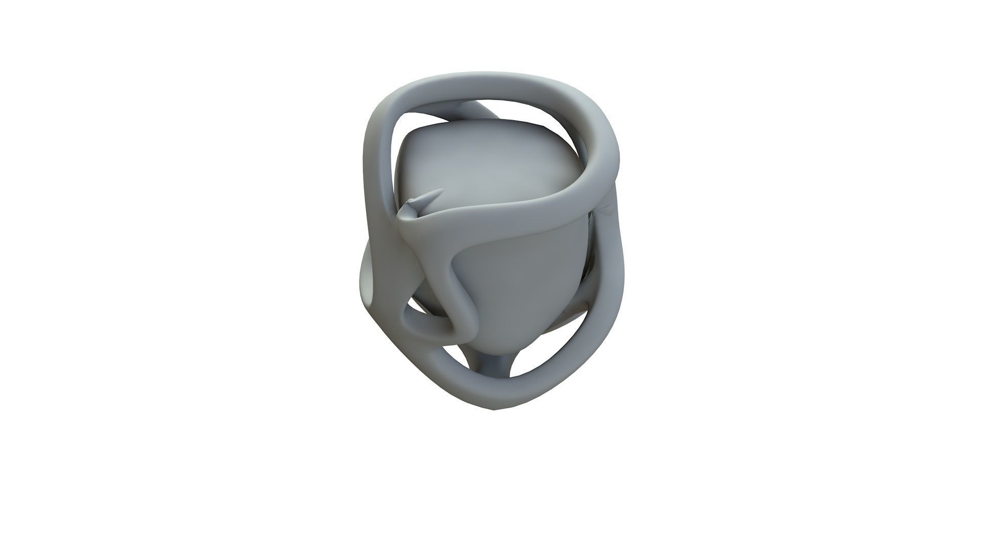 SciFi Shape Object Low Poly 118 Low-poly 3D model_14