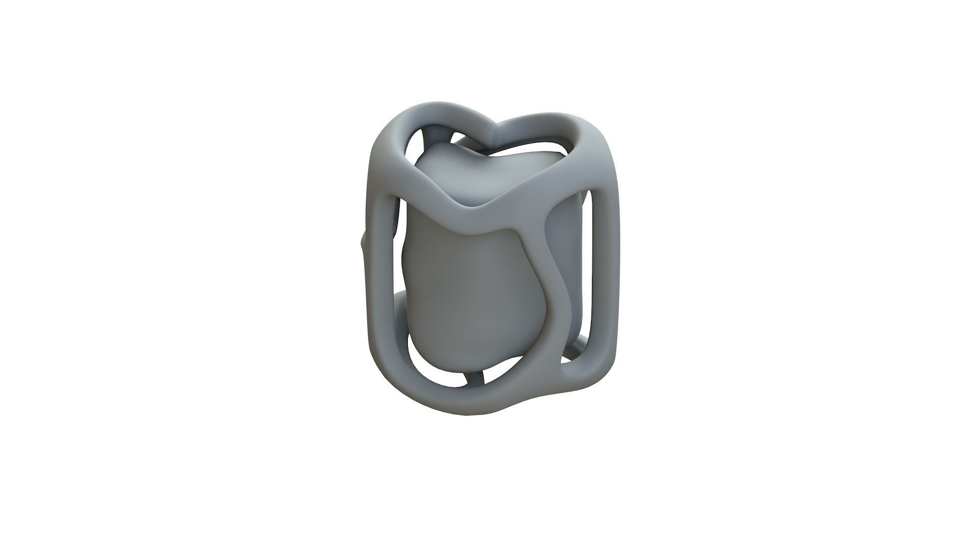 SciFi Shape Object Low Poly 117 Low-poly 3D model_11