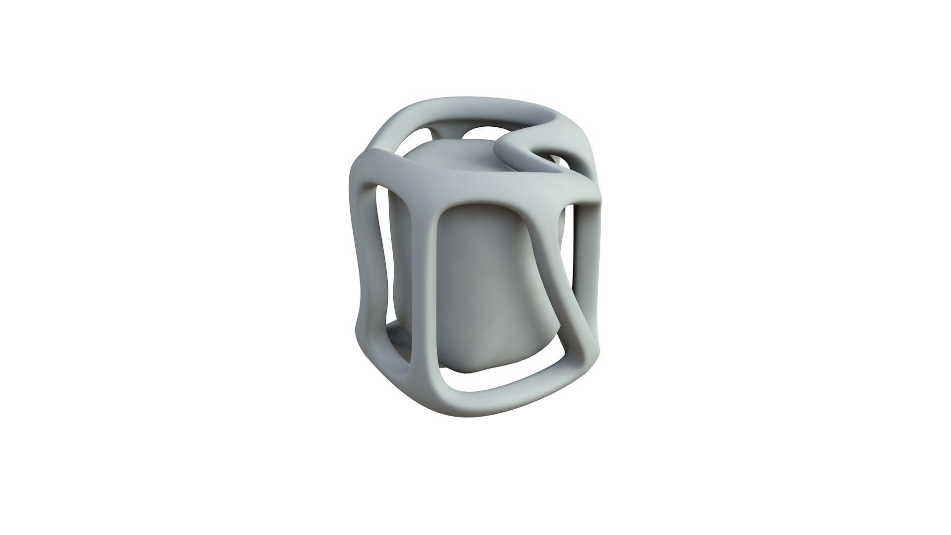 SciFi Shape Object Low Poly 117 Low-poly 3D model_5
