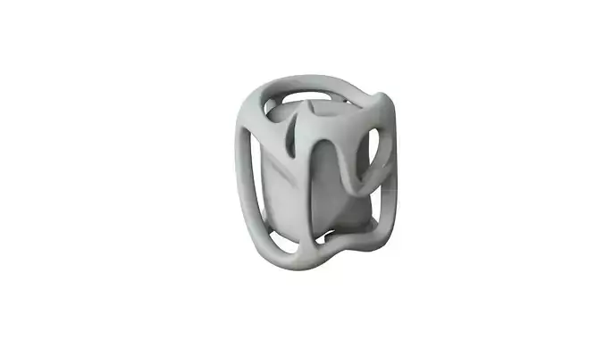 SciFi Shape Object Low Poly 117 Low-poly 3D model